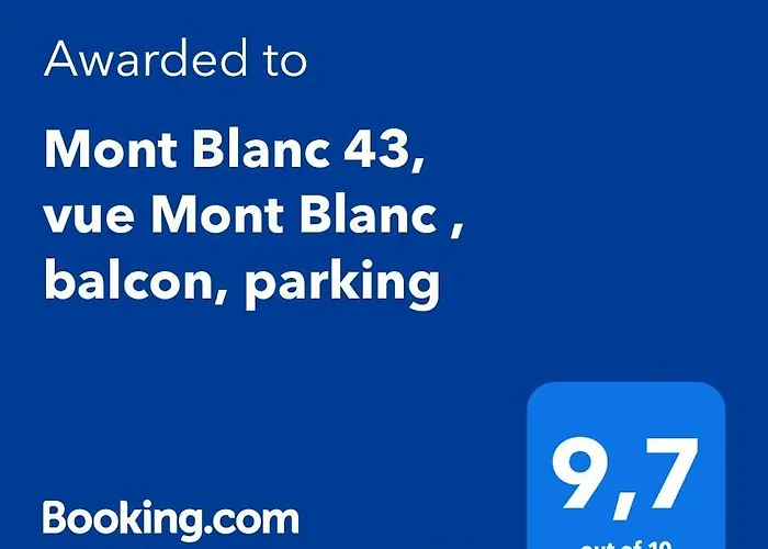 Apartament Mont Blanc 43, Vue Mont Blanc , Balcon, Parking Chamonix