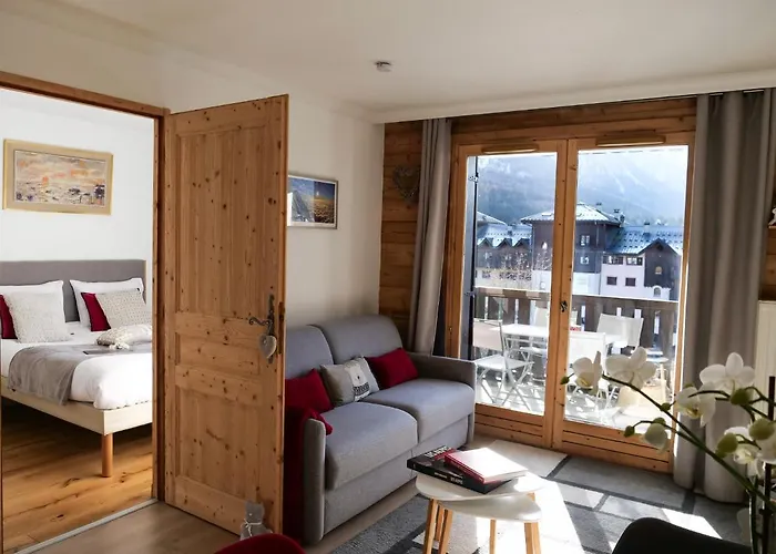 Mont Blanc 43, Vue Mont Blanc , Balcon, Parking Шамони