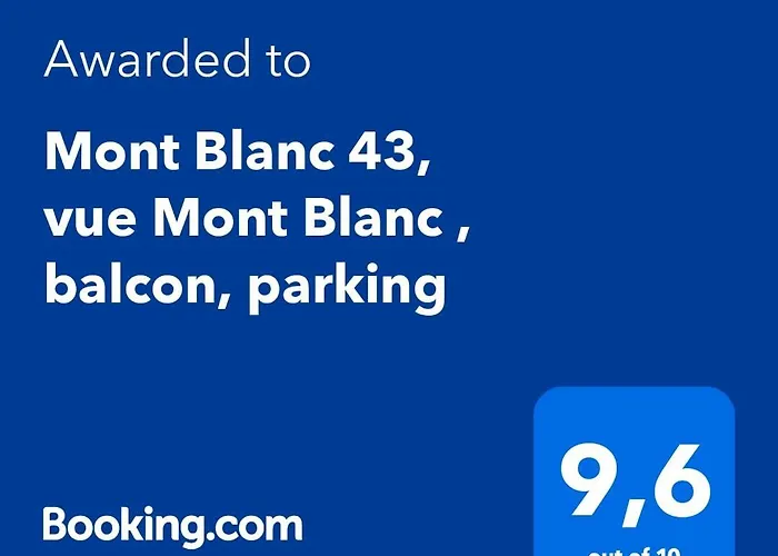 Mont Blanc 43, Vue Mont Blanc , Balcon, Parking * Шамони